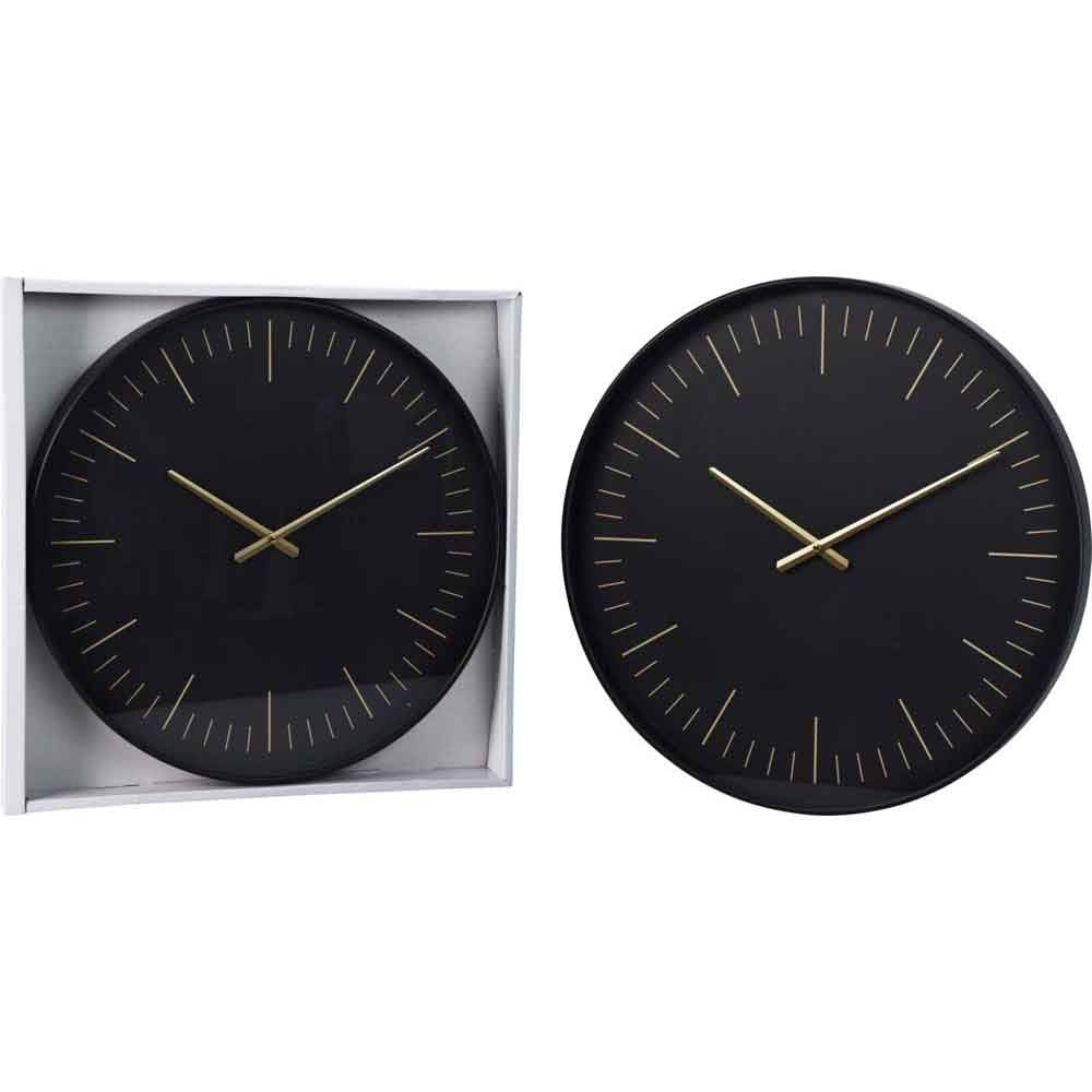 Стенен часовник Black Gold 50х4см