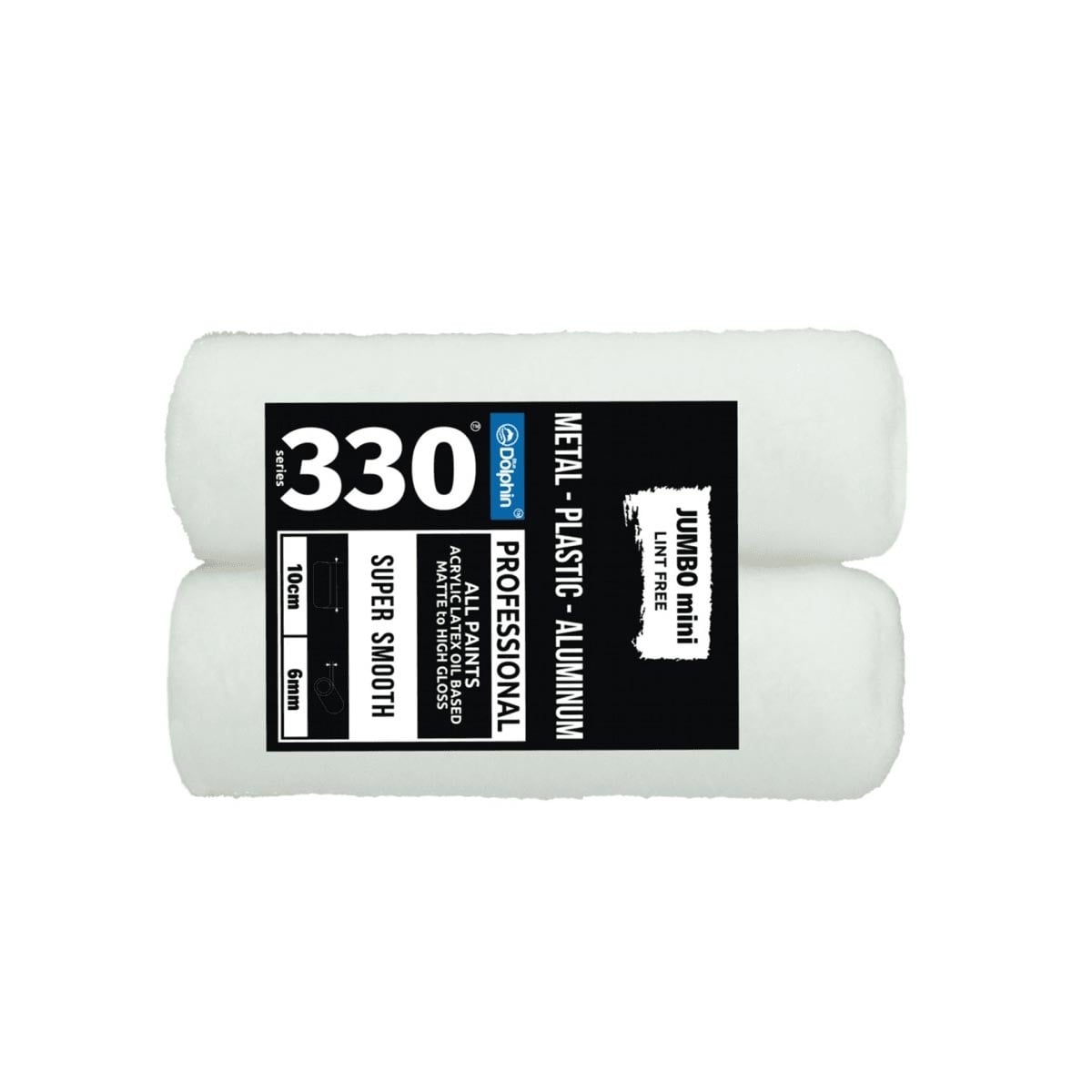 Ролка за валяк Blue Dolphin Acrylic Jumbo mini 330 A10W6 10см 6мм 2 броя