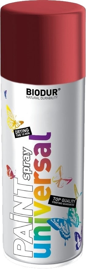 Цветен спрей Helios Biodur Universal RAL 3011 кафяво-червен 400мл