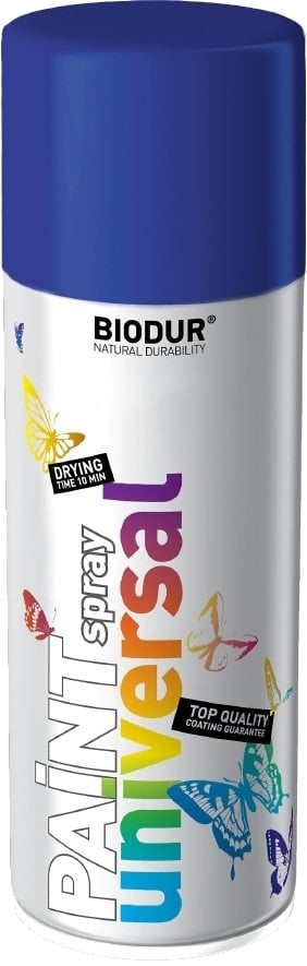 Цветен спрей Helios Biodur Universal RAL 5002 син ултрамарин 400мл
