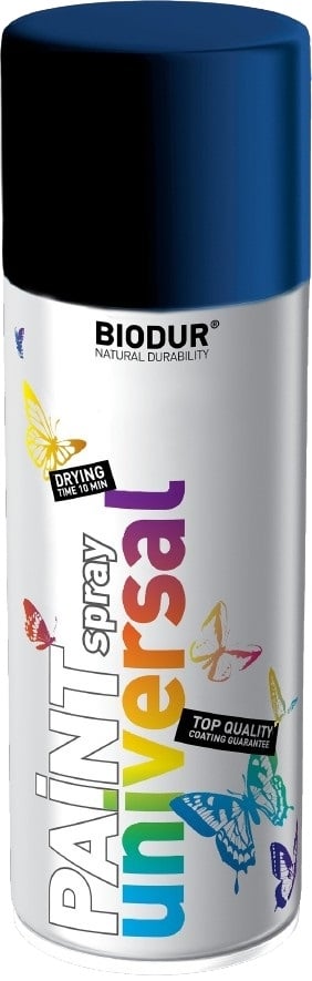 Цветен спрей Helios Biodur Universal RAL 5010 синя тинтява 400мл