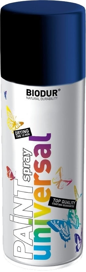 Цветен спрей Helios Biodur Universal RAL 5022 нощно синьо 400мл