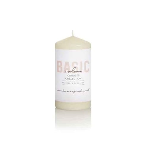 Свещ Bartek Candles Pillar 7x15см екрю