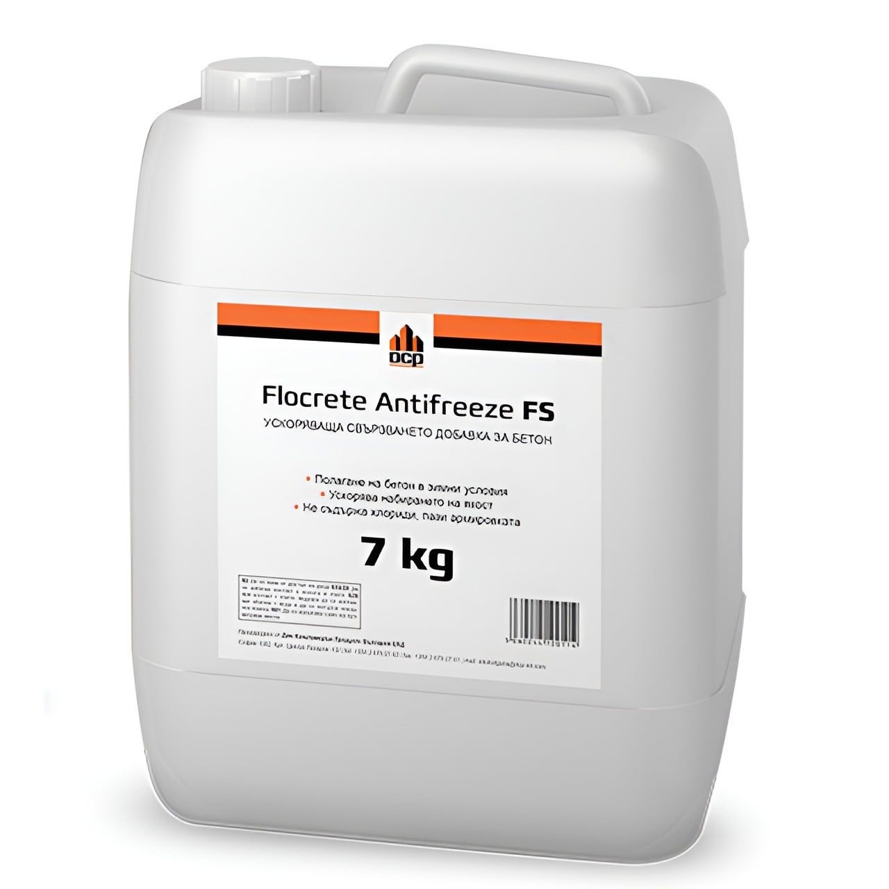 Ускоряваща свързването добавка за бетон Flocrete Antifreeze FS 7 кг