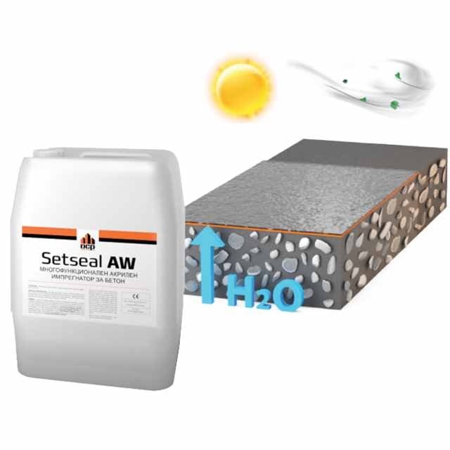 Импрегнатор за шлайфан бетон DCP Setseal АW 20л