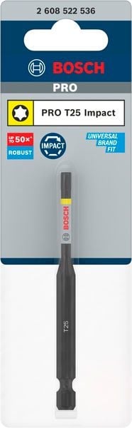 Бит Bosch Pro Torx Impact T25 / 90мм 1 брой