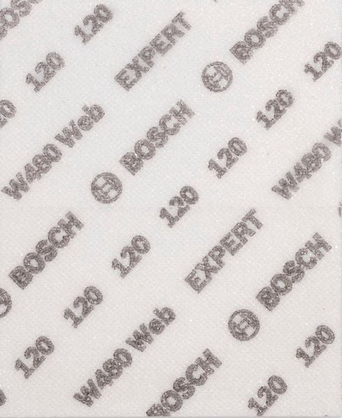 Шкурка на лист Bosch Expert W480 / 115x140мм G120 / 2 броя