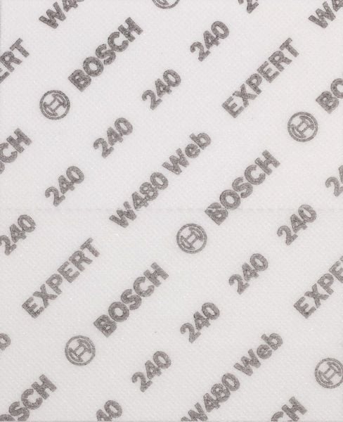 Шкурка на лист Bosch Expert W480 / 115x140мм G240 / 2 броя