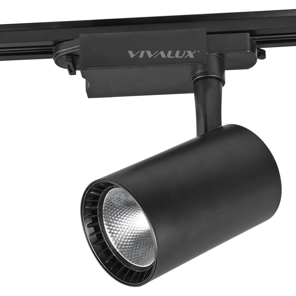 LED прожектор за релсов монтаж Vivalux Trance LED 30W / BK CL-4000K
