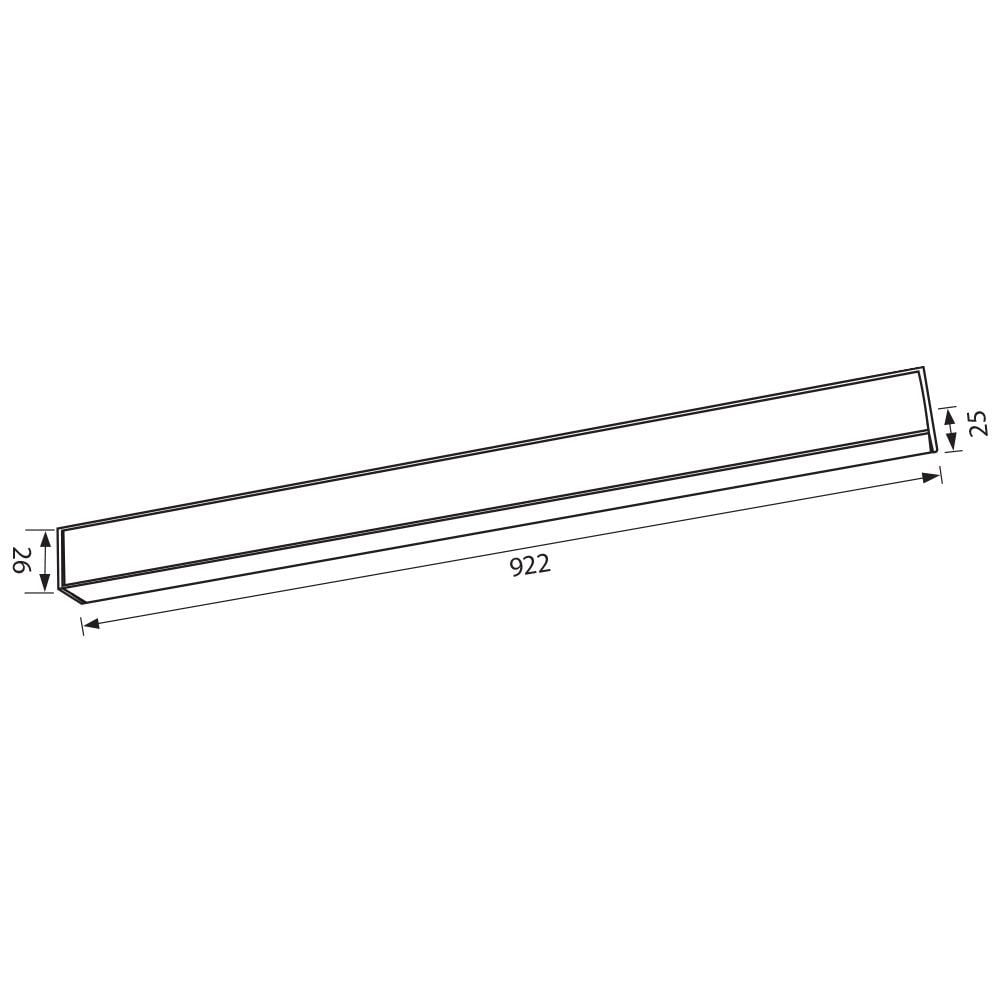 Магнитно LED осв.тяло за SLIM25,ILLUSION LED 36W CL-4000K