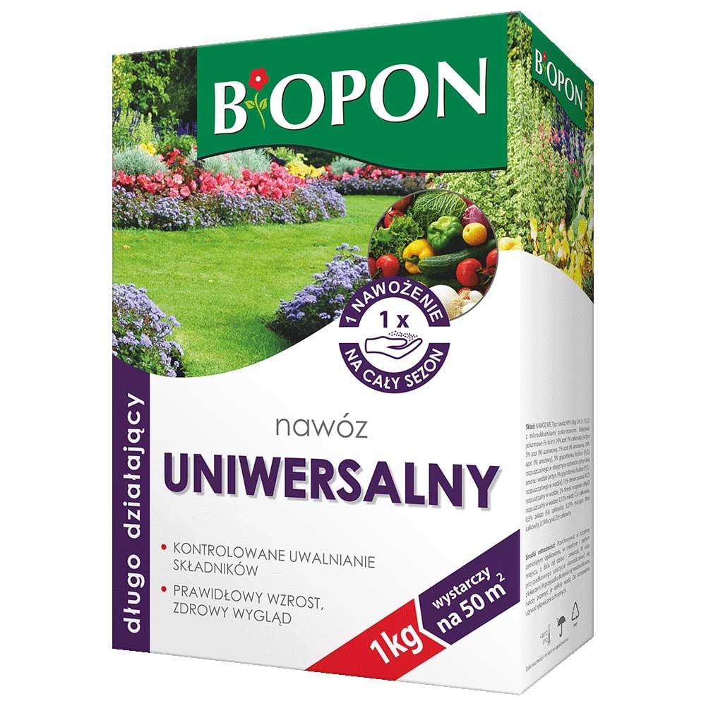 Гранулиран универсален тор с продължително действие Biopon 1кг