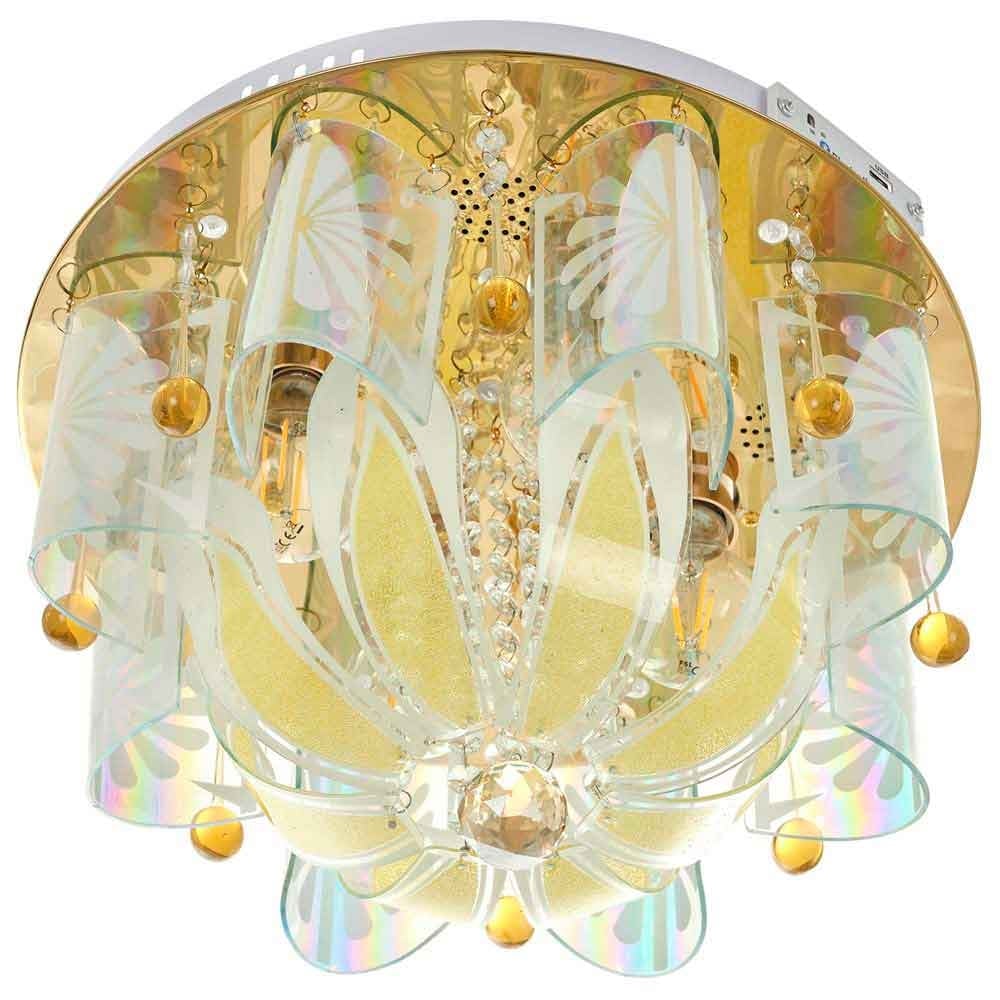 LED Плафон EL 3080/40 GD 9W + дистанционно управление