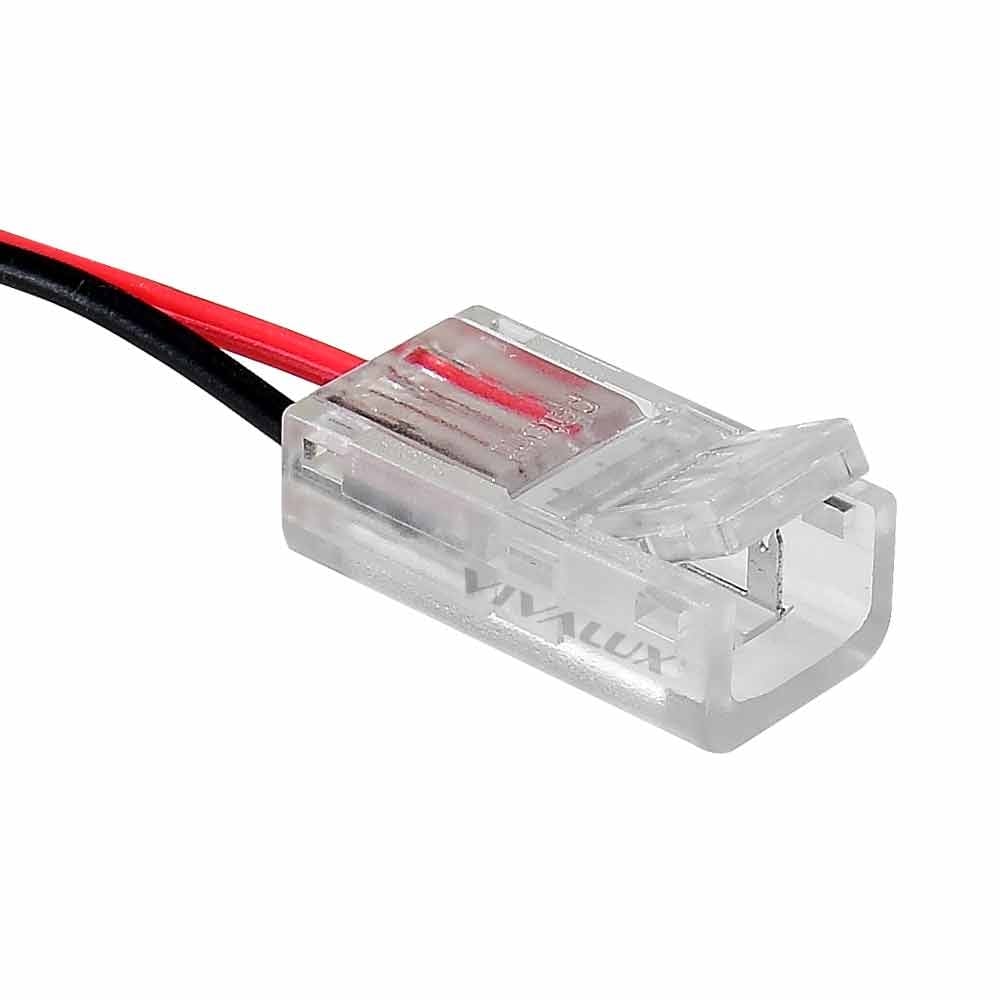 Свързващ захранващ елемент за COB LED лента 10см 8мм 2 броя