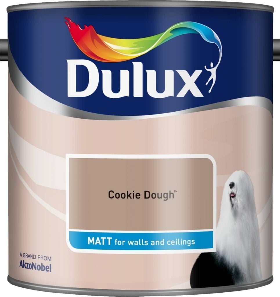 Интериорна боя за стени и тавани Dulux Matt Cookie Dough 2,5л 