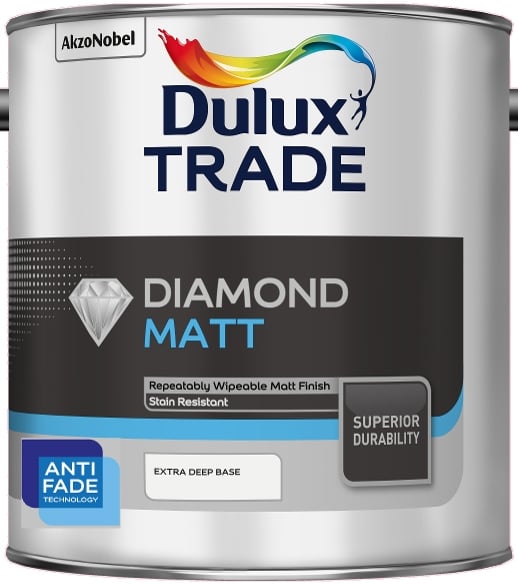 Интериорна боя Dulux Trade Diamond Matt EB суперустойчива 2,5л