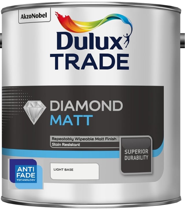 Интериорна боя Dulux Trade Diamond Matt LB суперустойчива 2,5л 