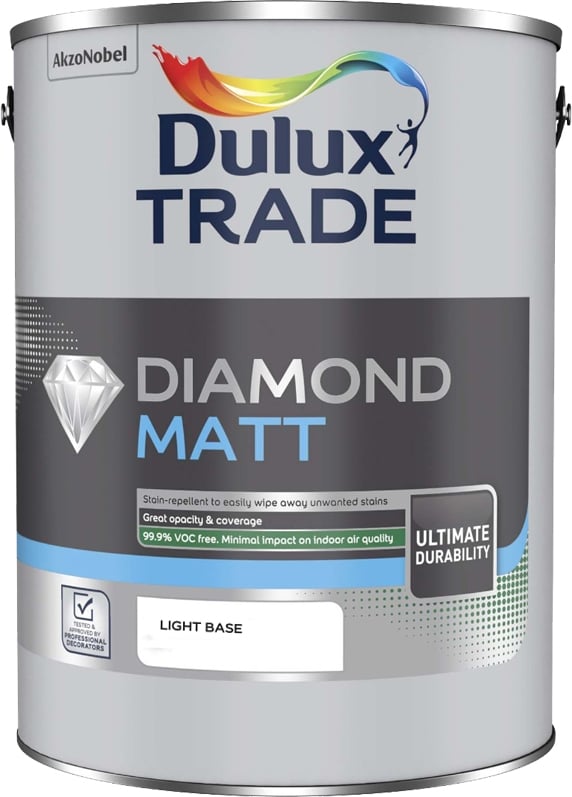Интериорна боя Dulux Trade Diamond Matt LB суперустойчива 5л 