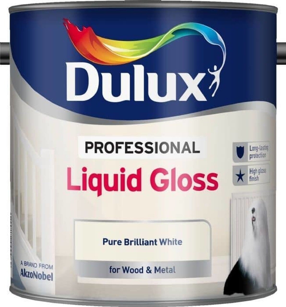 Боя за дърво и метал Dulux Professional Liquid Gloss PBW 0,75л