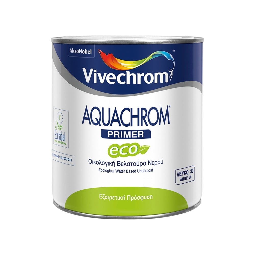 Грунд за дърво Vivechrom Aquachrom Eco Primer бял 0,75л