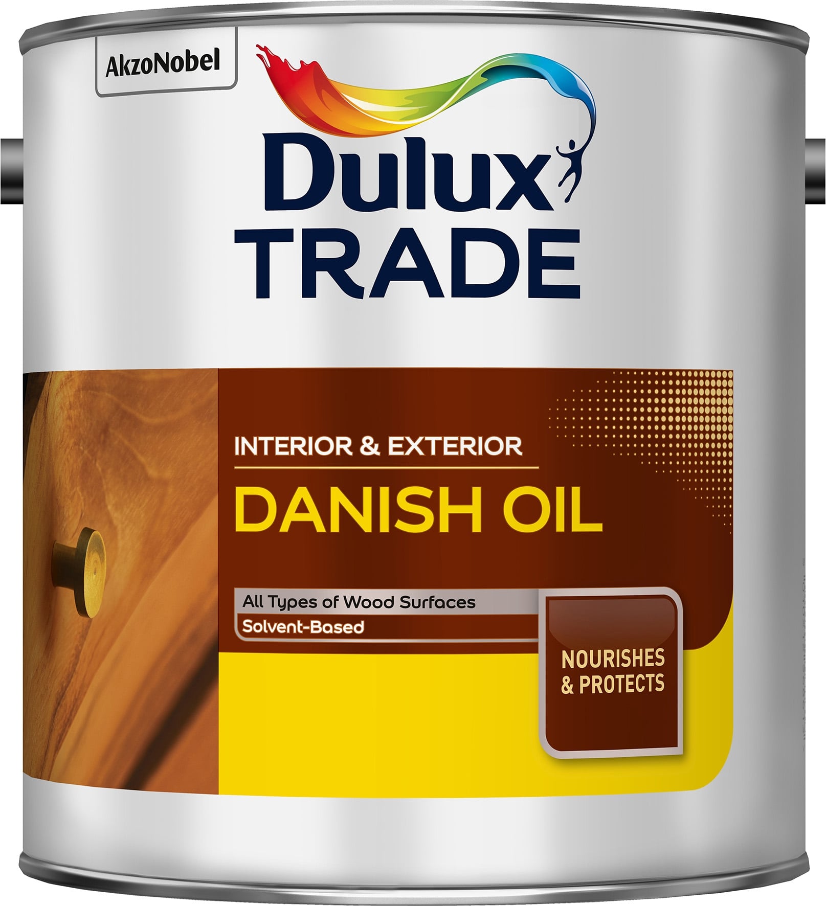 Масло за дърво Dulux TRD Danish Oil безцветно 2,5л 