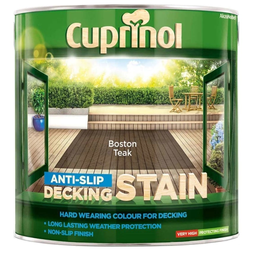 Лак за декинг Cuprinol Anti Slip Decking Stain Boston Teak 2,5 л