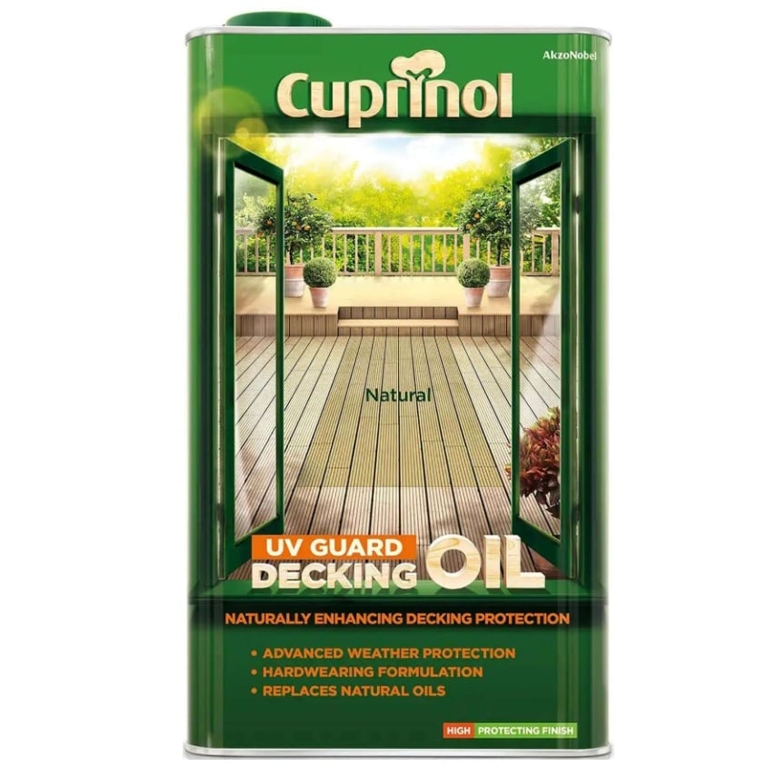 Масло за декинг Cuprinol UV Guard Decking Oil Natural 5 л