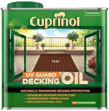 Масло за декинг Cuprinol UV Guard Decking Oil Teak 2,5 л