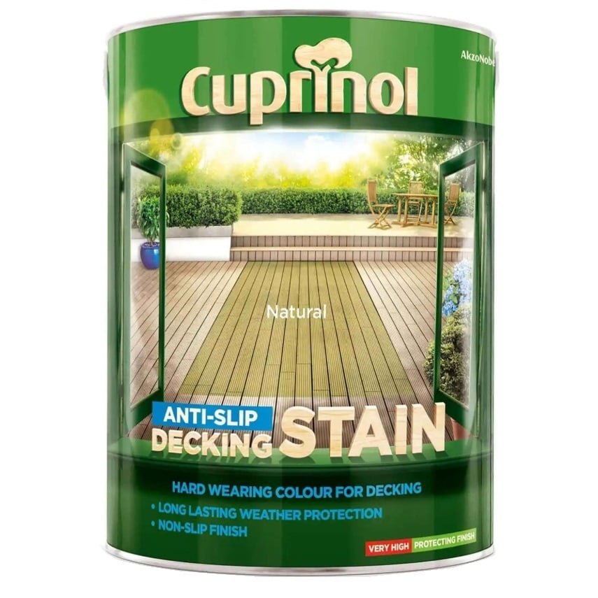 Лак за декинг Cuprinol Anti Slip Decking Stain Natural 5 л