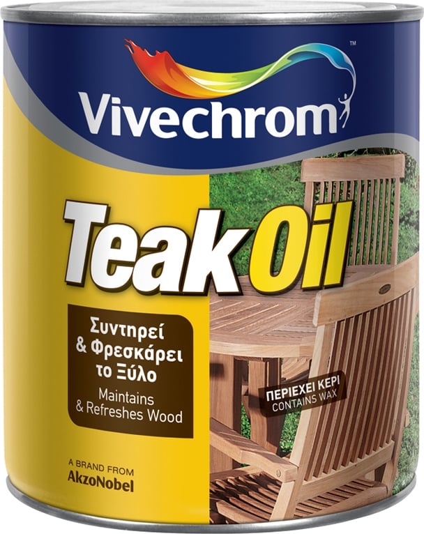 Масло за дърво Vivechrom Teak Oil 0,75л