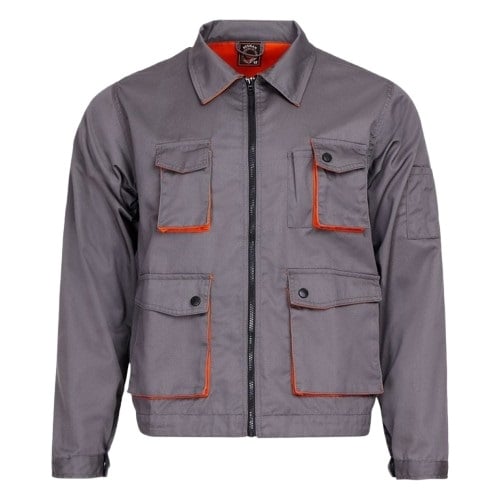 Работно яке Stenso Cargo DM Jacket сиво/оранжево / размер 52