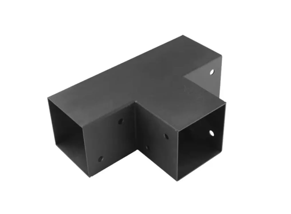 Конектор за пергола 120x120 T GPT 120 черен 122х266х326мм