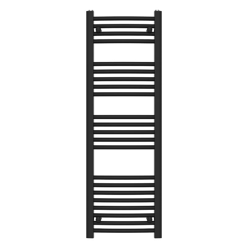 Стоманена лира за баня Cascada Oval 400/1200мм 518W черен мат