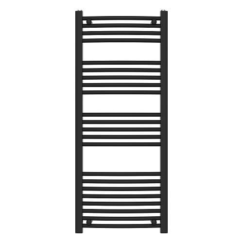 Стоманена лира за баня Cascada Oval 500/1200мм 617W черен мат