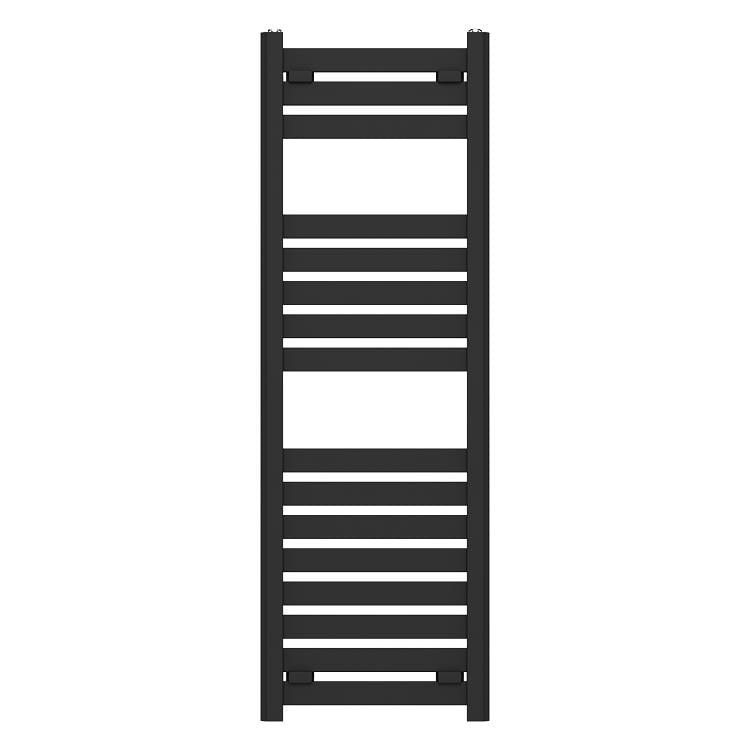 Стоманена лира за баня Cascada Flat 400/1200 мм черен мат