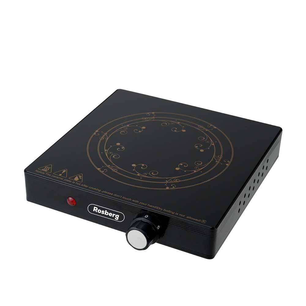 Стъклокерамичен котлон Rosberg R51445DB 2000W черен