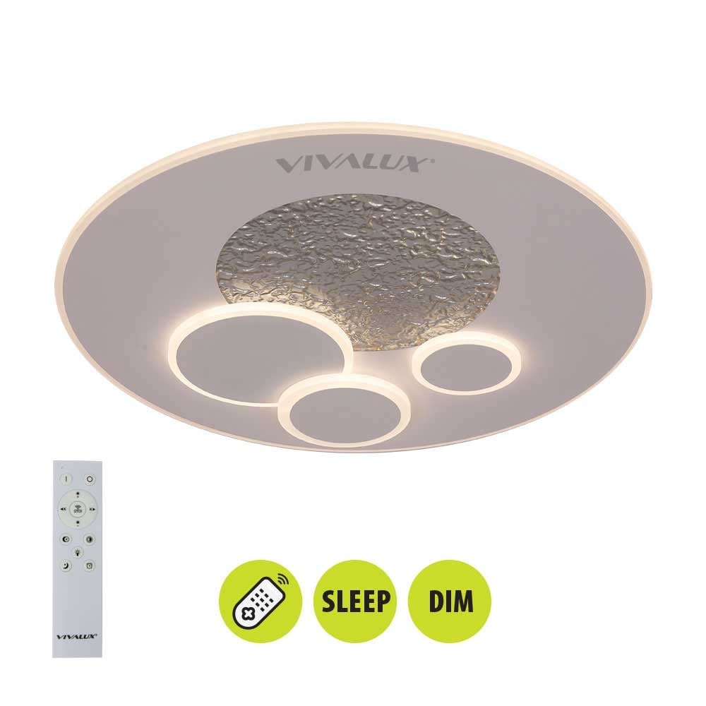 LED плафон с дистанционно Vivalux Alis 64W 3000-6000K бял