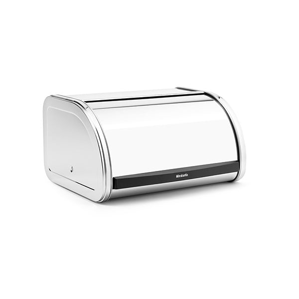 Средна кутия за хляб Brabantia Roll Top Medium Brilliant Steel