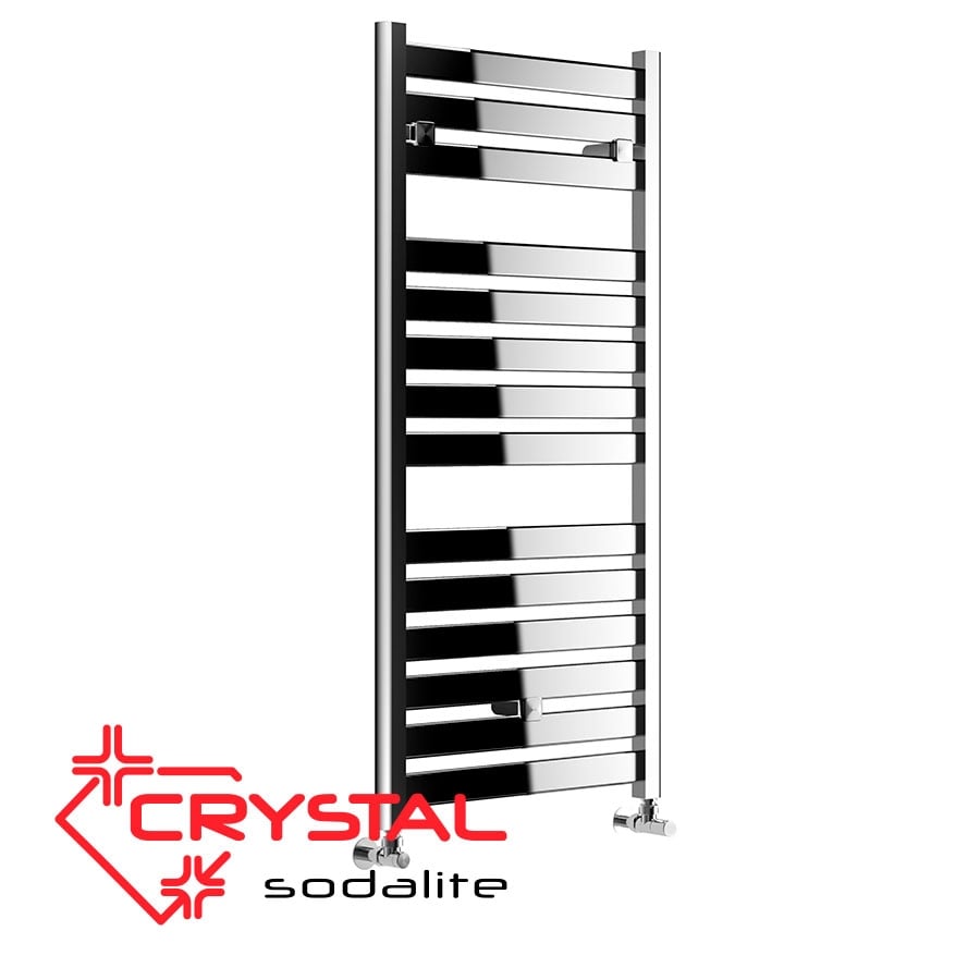 Стоманена лира за баня Crystal Sodalite Chrome 500/1150мм 300W хром