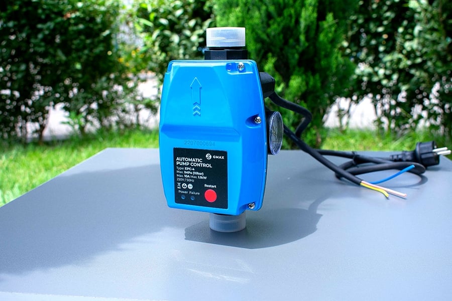 Пресконтрол с вграден манометър Gmax EPC-4A / 10bar