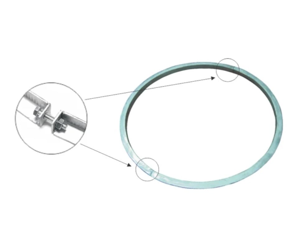 Метална фиксираща част за шахта Valrom