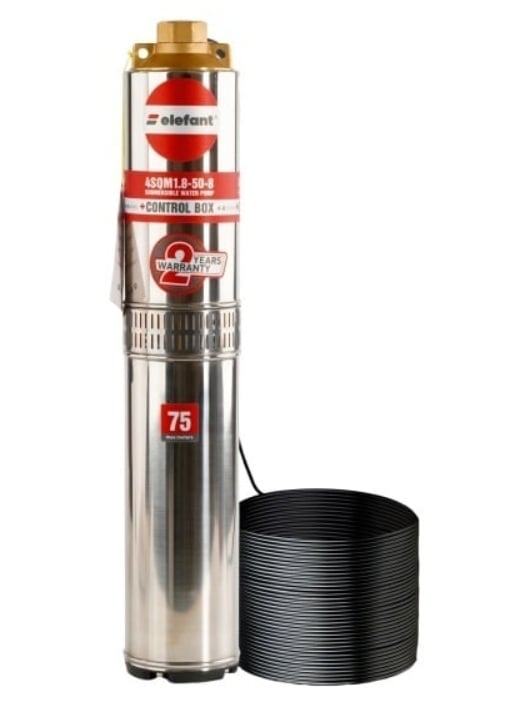 Потопяема многостъпална помпа Elefant 4SQM1.8-50-8 / 970W