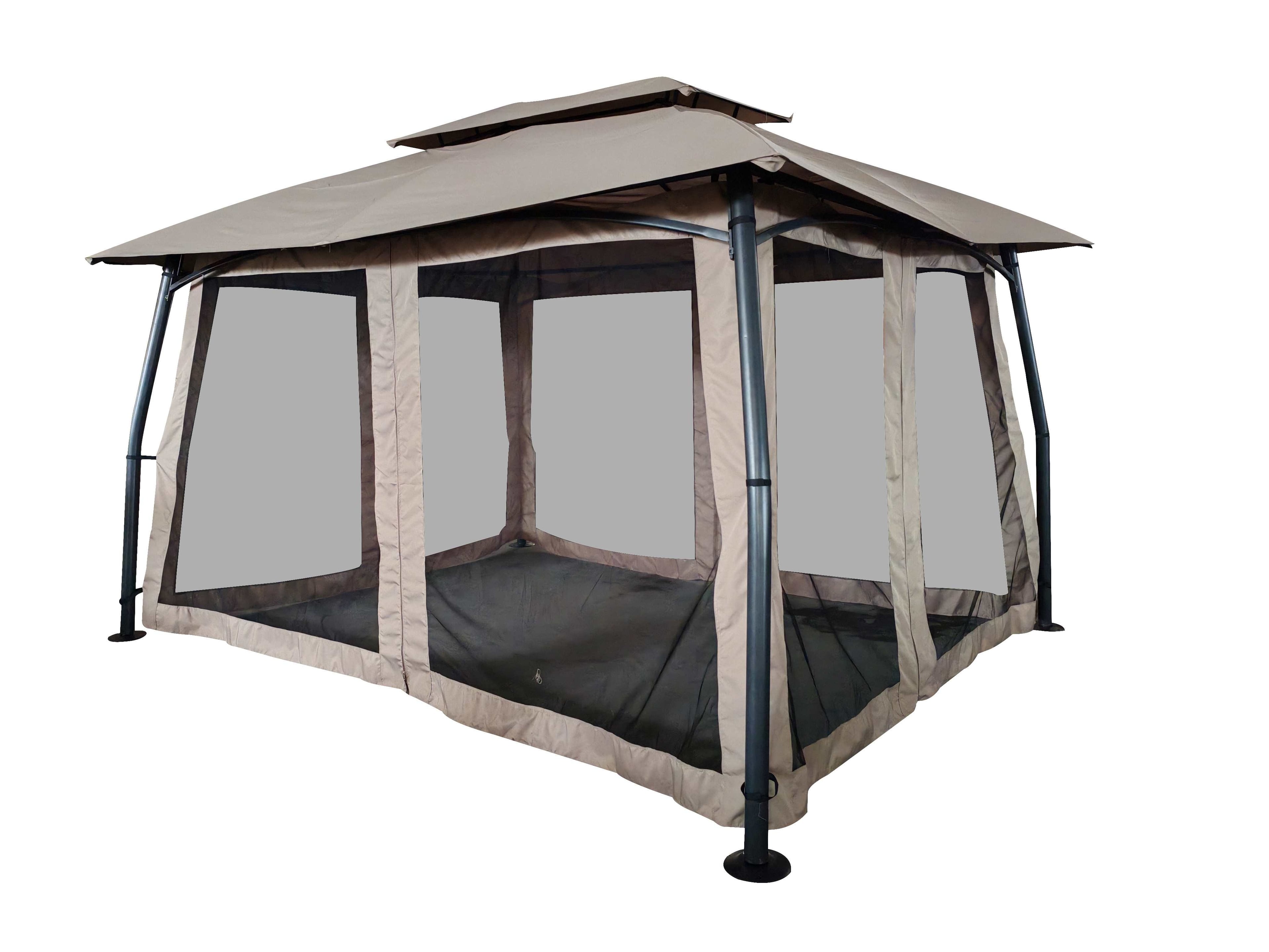 Градински павилион с 4 страници My Garden WR-FC006 шампанско 3x4м