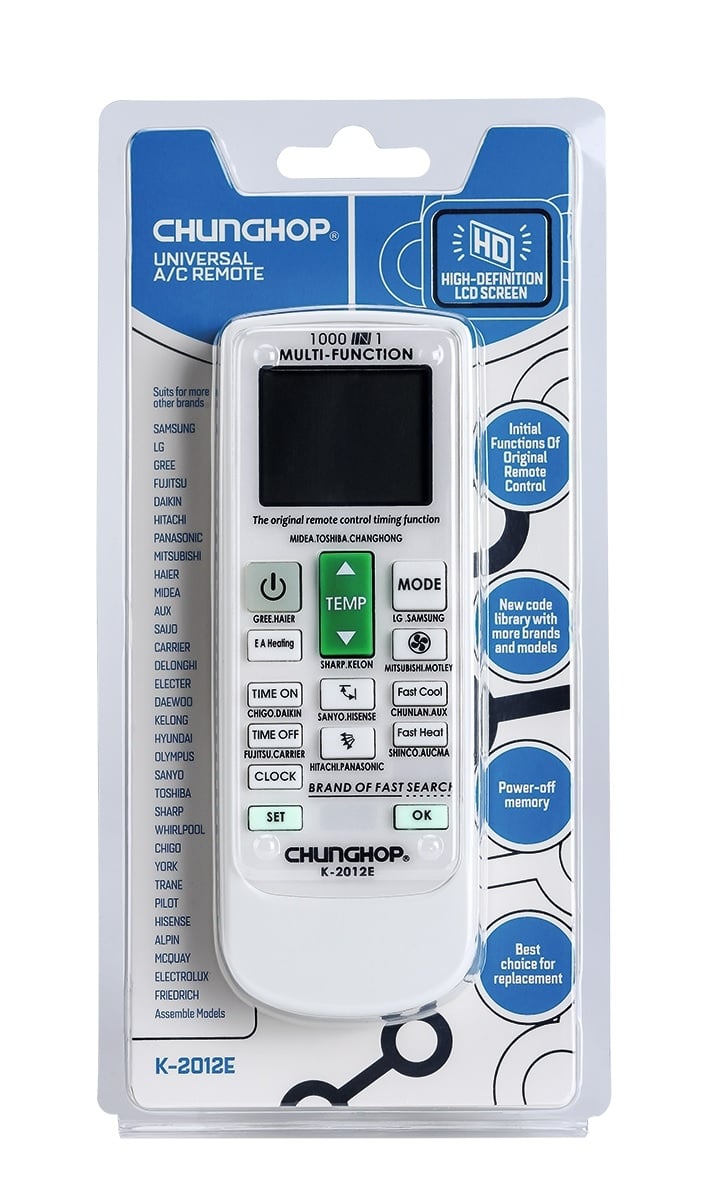 Универсално дистанционно за климатик K2012E 1000 в 1
