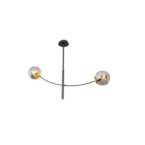 Осветително тяло Ziel Lighting SE-P3058/2 E27 черно 2х60W
