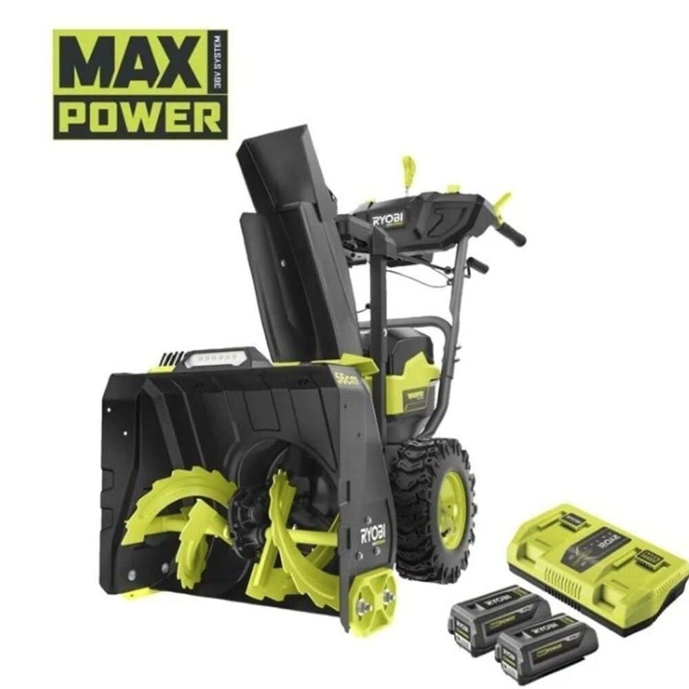 Снегорин Ryobi RY36STX56A-250 / 36V / 56см със зарядно и 2 х 5.0Аh батерии