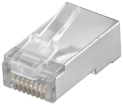 Комплект букси за мрежов кабел RJ45 CAT 5E STP 10 броя екранирани