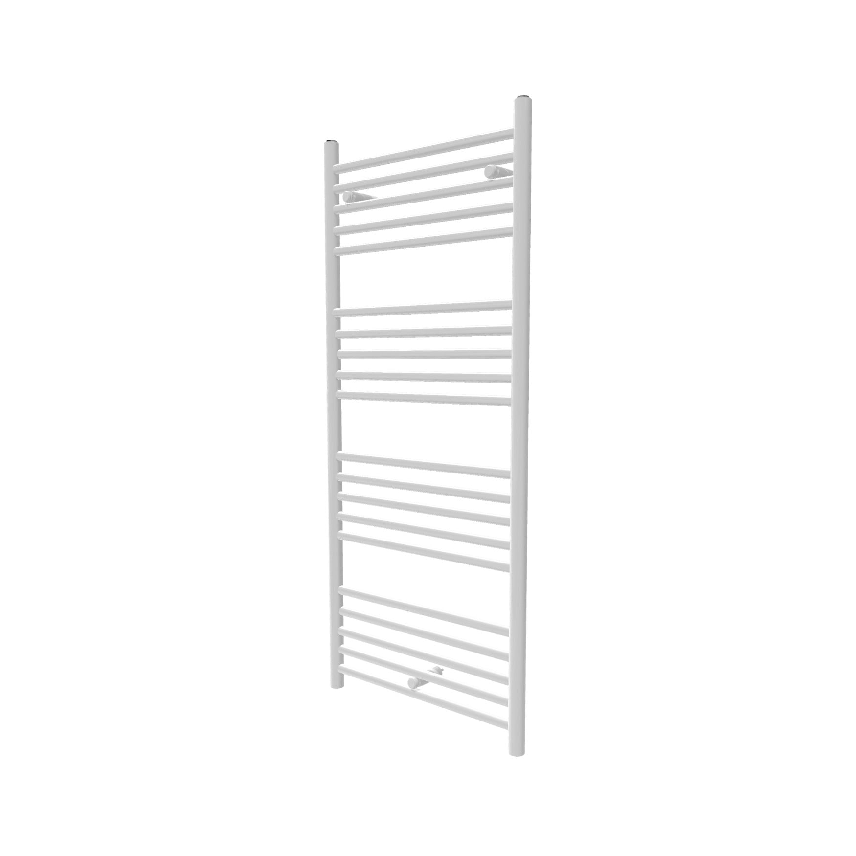 Алуминиева лира за баня Nimart Standart 432/1200мм 733W бяла