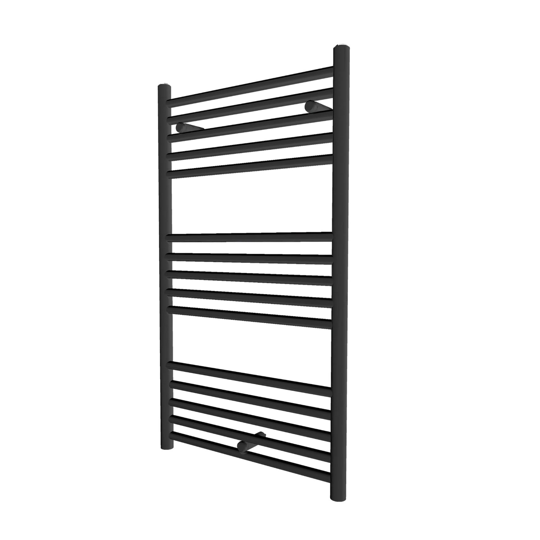 Алуминиева лира за баня Nimart Standart 432/900мм 552W черна