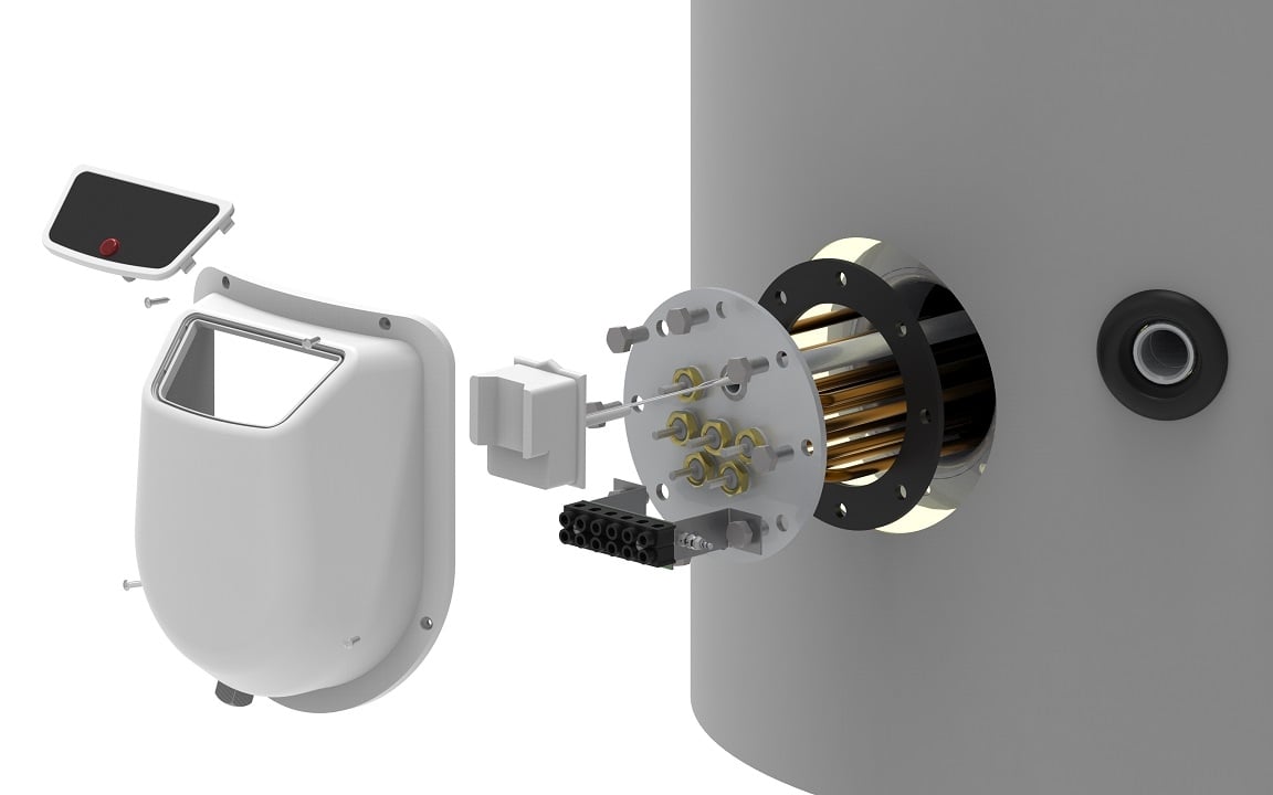 Електрически неръждаем сет Елдом HSET-I-FV124020 / 12 kW (1500-2000 л)