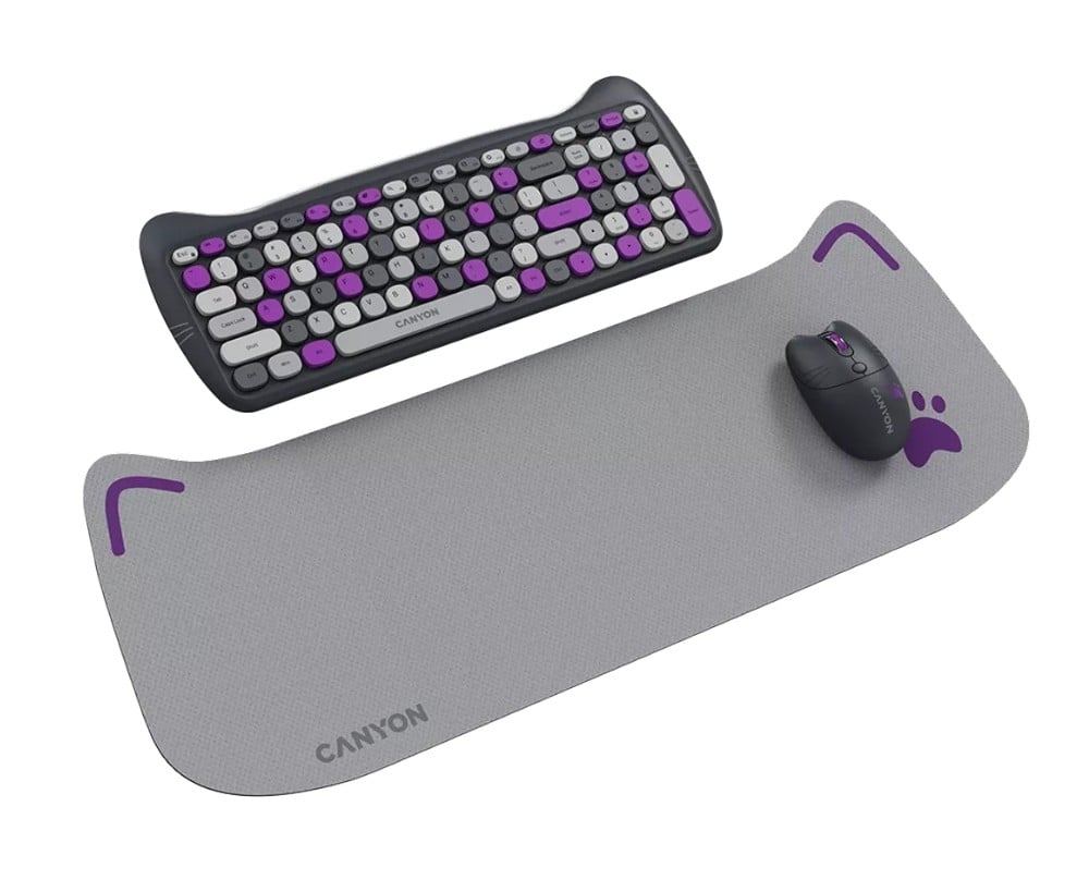 Безжичен комплект Canyon HSET-W6 Kitty Edition 2,4 GHz